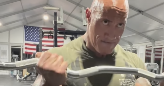 The Rock Shared How He Gets a Massive Pump in