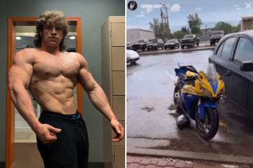 Bodybuilder, 19, dubbed 'next Mr Olympia' dies in motorcycle crash